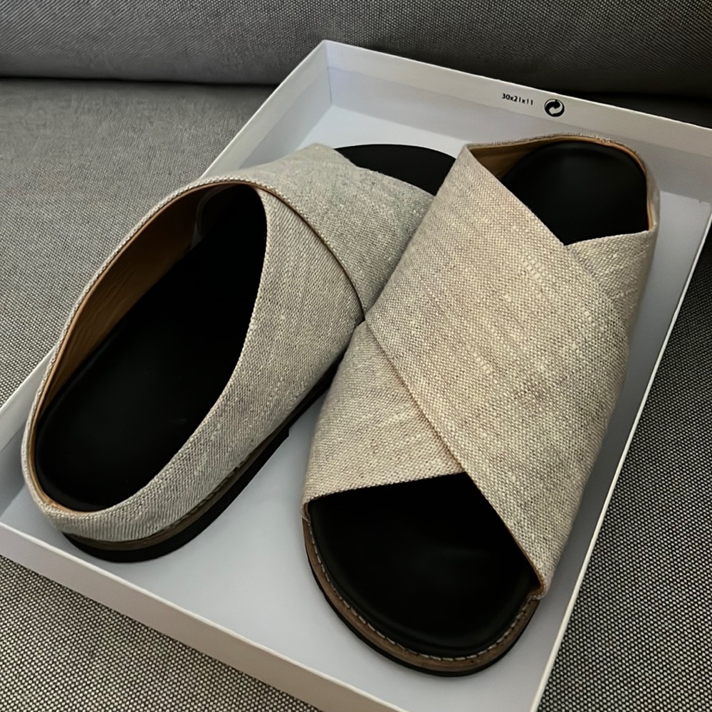 Ganni Crossover Strap Sandal